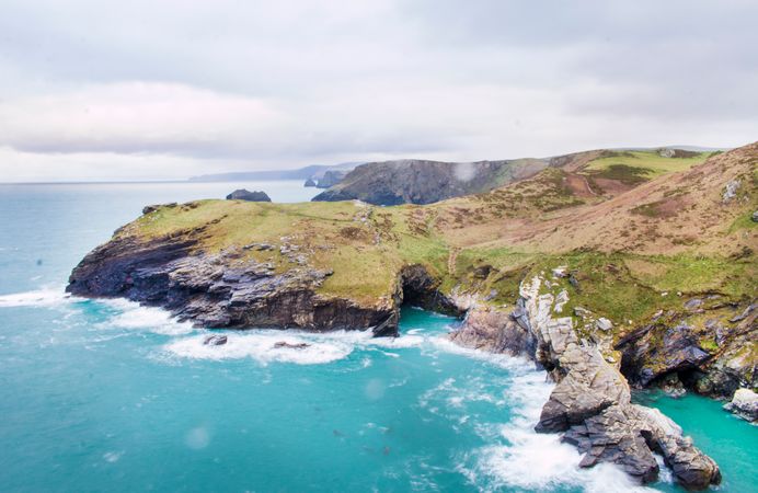 Aerial Photography Of Island Photo