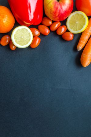 Assorted Citrus Fruits And Vegetables Photo