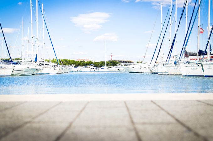 Bay Beach And Blue Water Photo