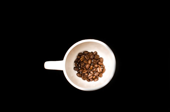 Beans In Ceramic Mug Photo