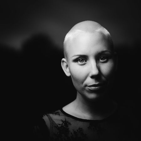 Beautiful Bald Woman Photo