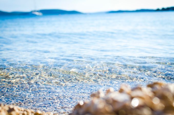 Beautiful Beach At Croatia Photo