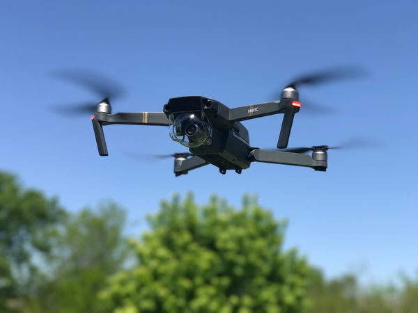 Black Drone With Camera Photo