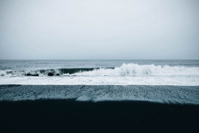 Black Sand Beach Photo