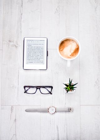 Black Wayfarer-type Eyeglasses Near Green Succulent Plant Photo