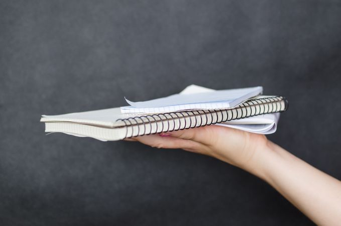 Books On Woman's Palm Photo