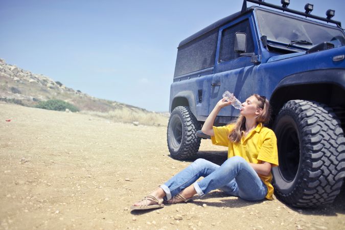 Bottle, Car, Desert Photo