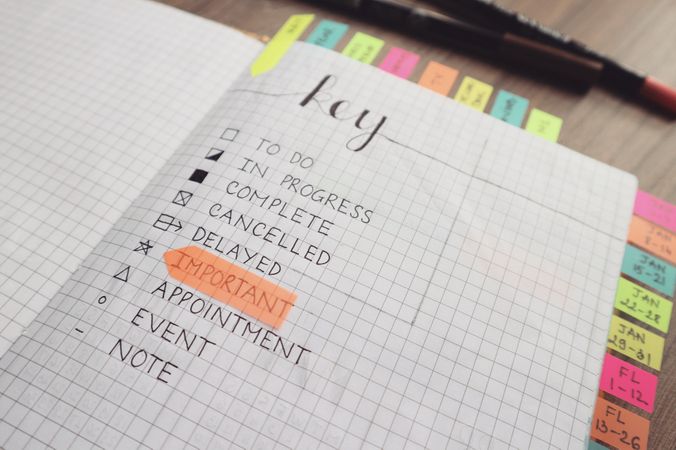 Bullet Journal For Bucket-list Photo