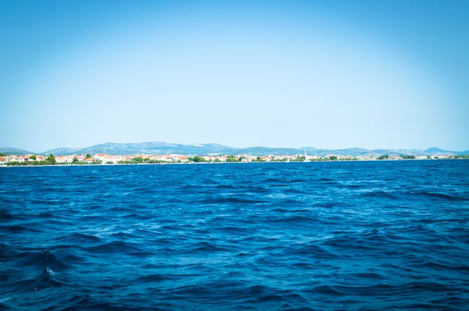 Clean Blue Water At Croatia Photo