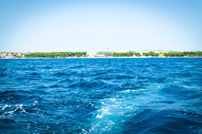 Clean Blue Water At Croatia Photo