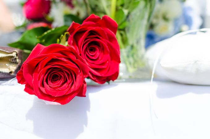 Close-up Of Rose Bouquet Photo