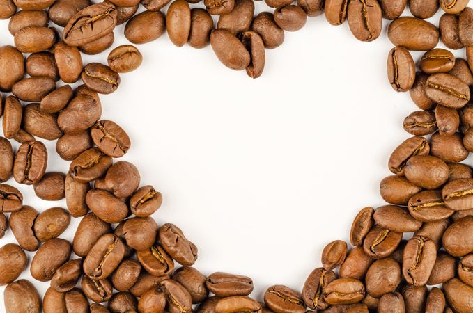 Coffee Beans Heart Photo