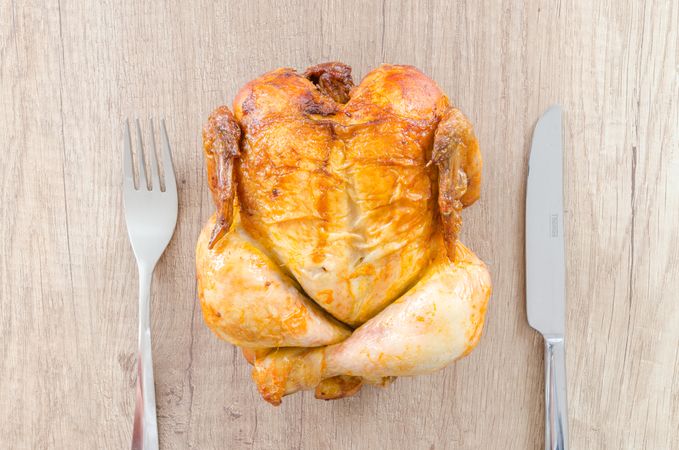 Cooked Chicken Ready To Eat Photo