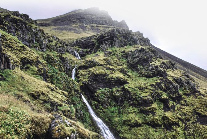 Daylight Adventure Mountains Under Clouds Photo