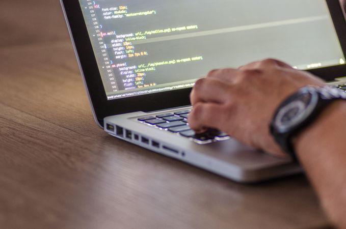 Developer Working On His Project Photo