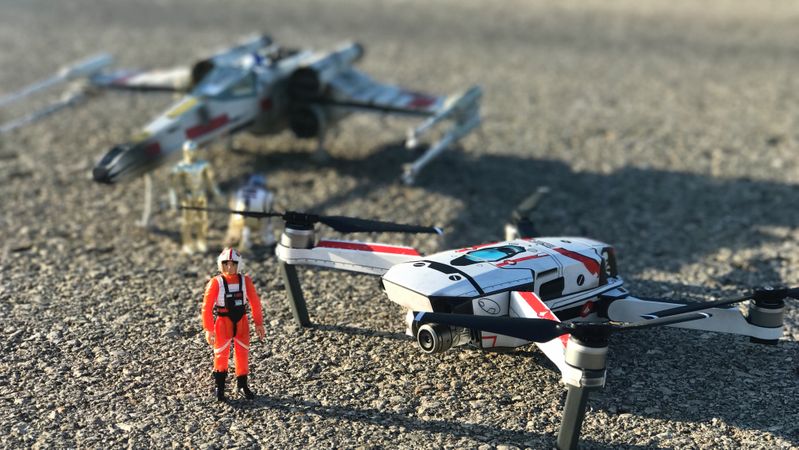 Drone Beside Toys Photo