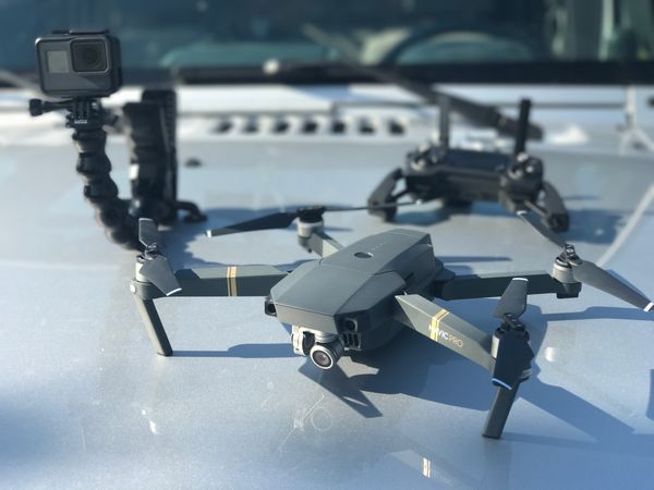 Drone With GoPro Photo