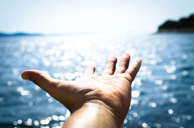 Focused Hand Photo