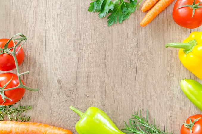 Fresh Agriculture Vegetables On Table Photo