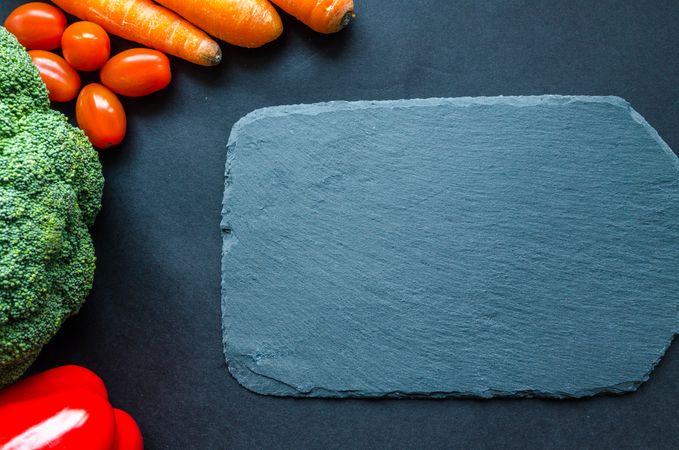 Gray Chapping Board Beside Vegetables Photo