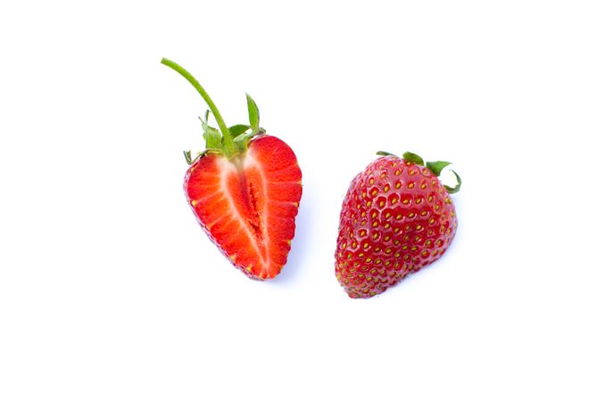 Half Of Strawberry Photo
