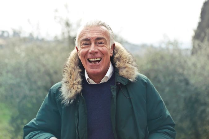 Laughing Old Man Photo