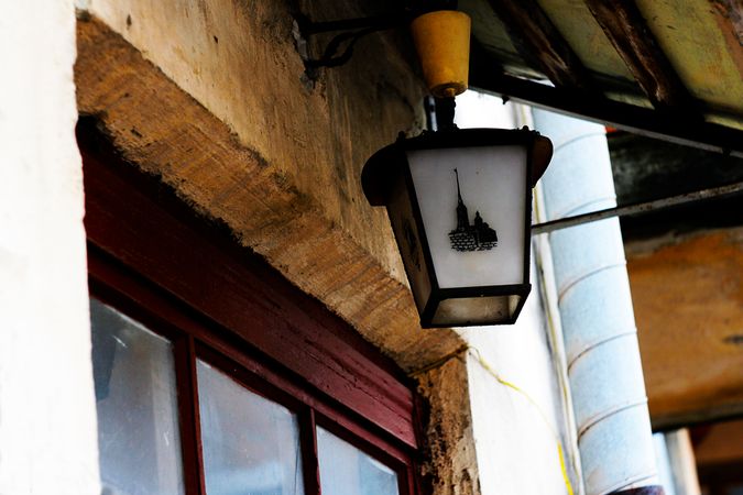 Low Angle View Of Lantern Photo