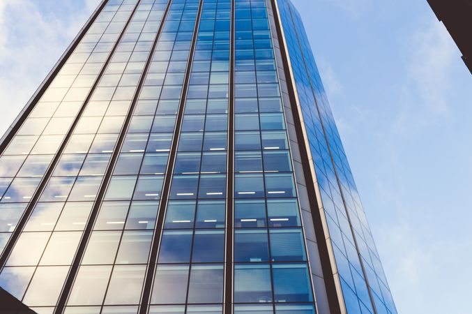 Low Angle View Of Office Building Photo