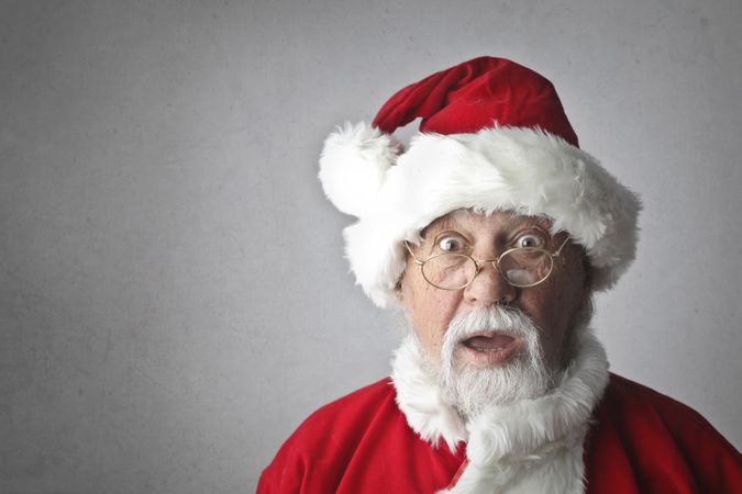 Man In Santa Claus Costume Photo