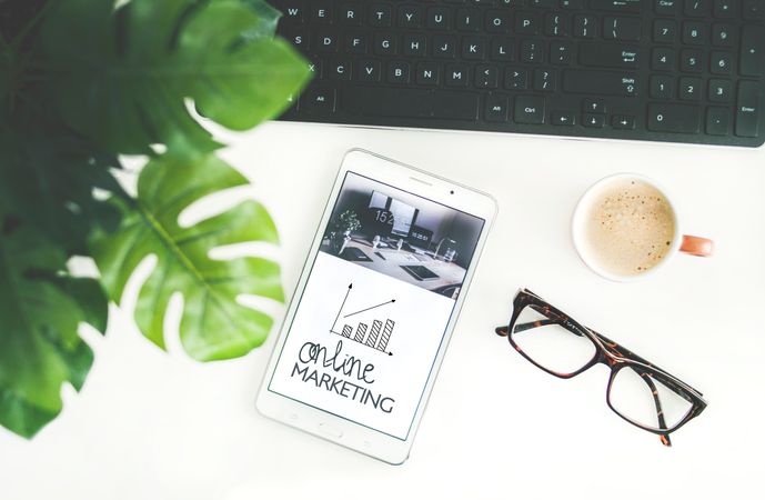 Marketing Employee Desk Photo