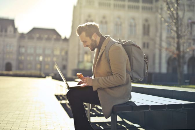 Men's Brown Coat Photo
