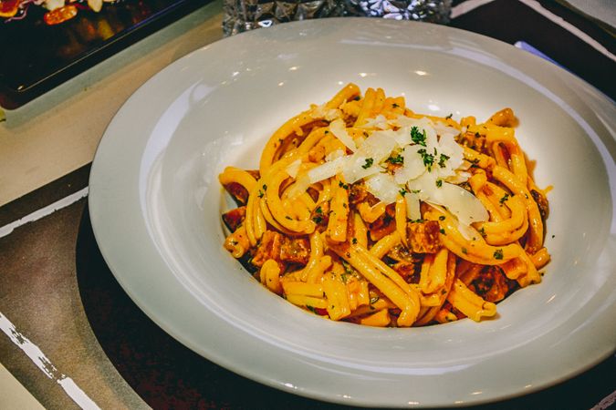 Pasta On A Plate Photo