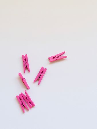 Pink Colored Photo Of Clothespin Photo