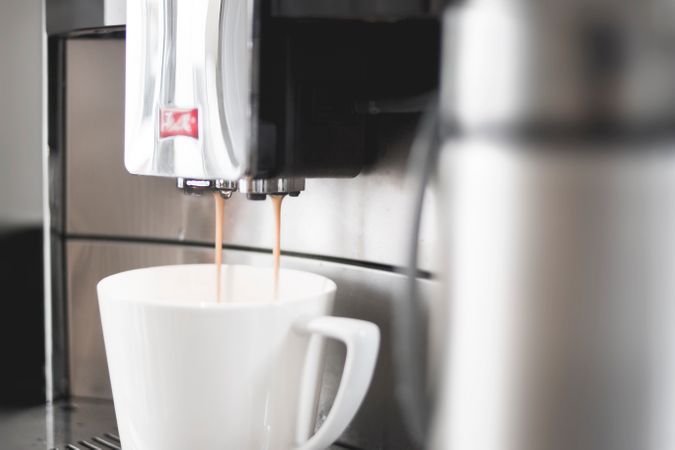 Selective Focus Of Coffee Maker Photo