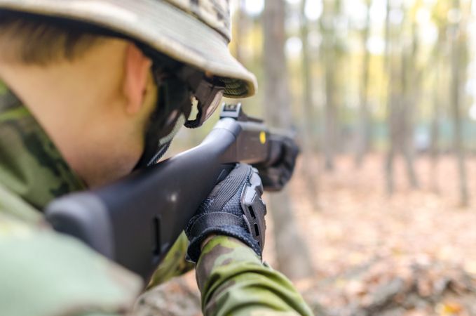 Shooting In Camp Photo