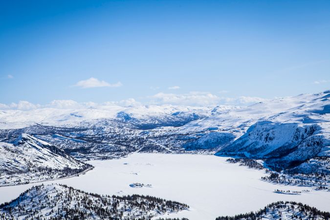 Snow Covered Mountain Photo