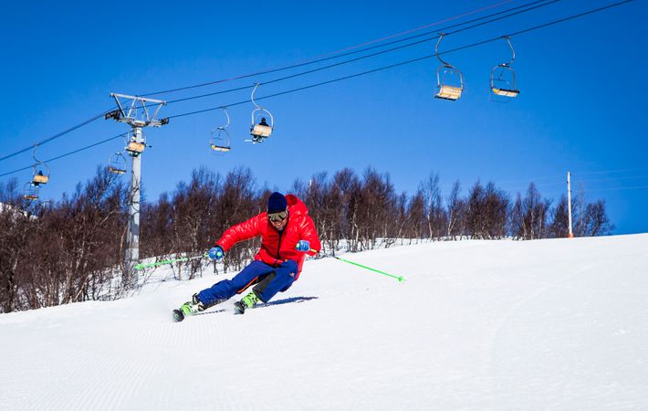 Snow Surfing Photo