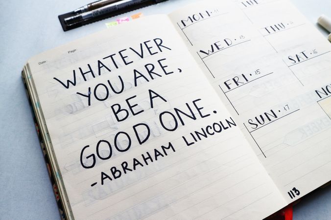 Strong Quote By Abraham Lincoln Photo