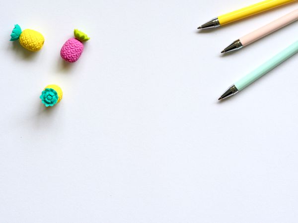 Three Assorted-color Pencils Photo