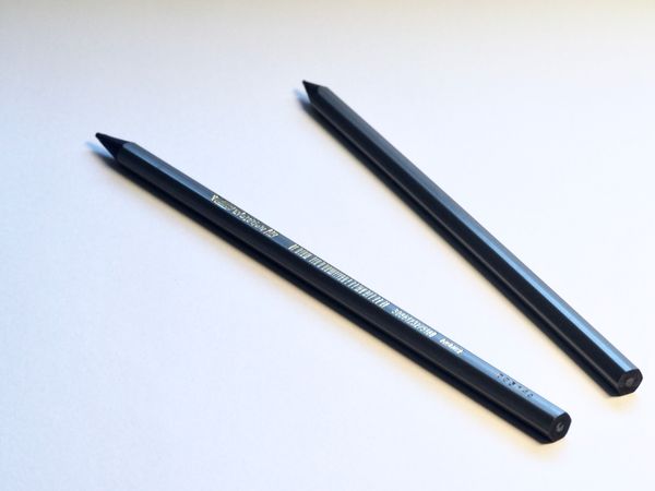 Two Black Pencils Photo