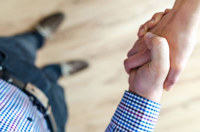 Two Businessmen Shaking Hands Photo