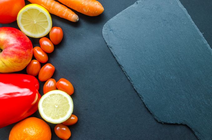 Variety Of Fruits And Vegetables Photo