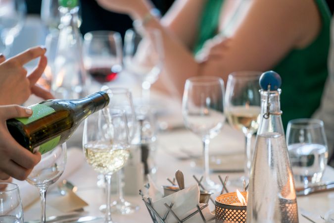 Wedding Celebration With Alcohol Photo