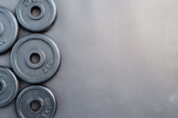 Weight Plates On Right Side Photo