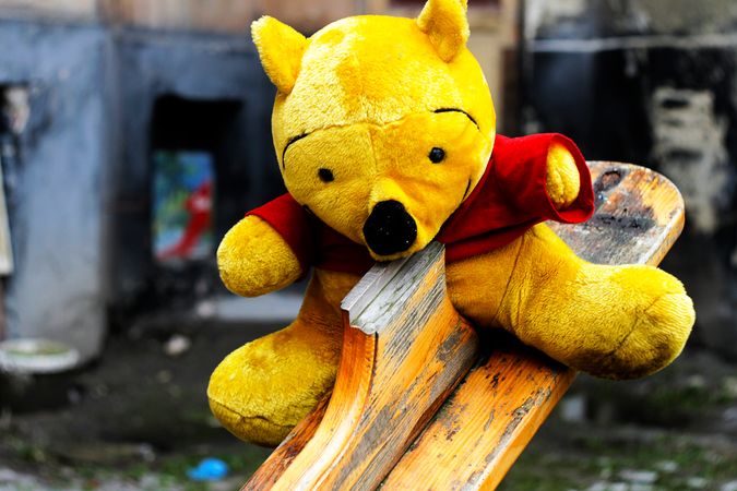 Winnie The Pooh On Seesaw Photo