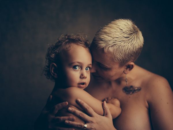 Woman And Child Photo