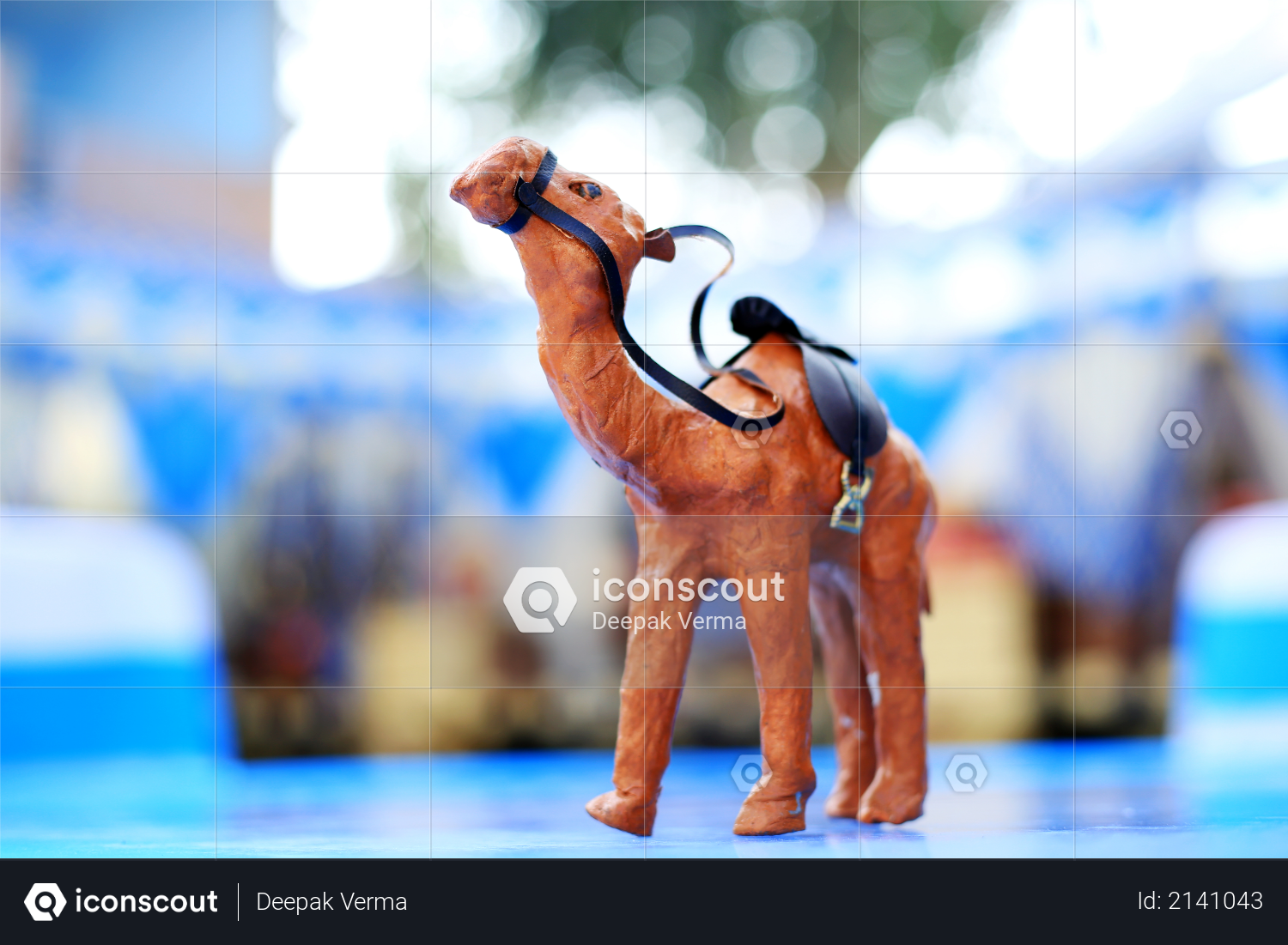 Beautiful Toy Camel in yellowish color Photo