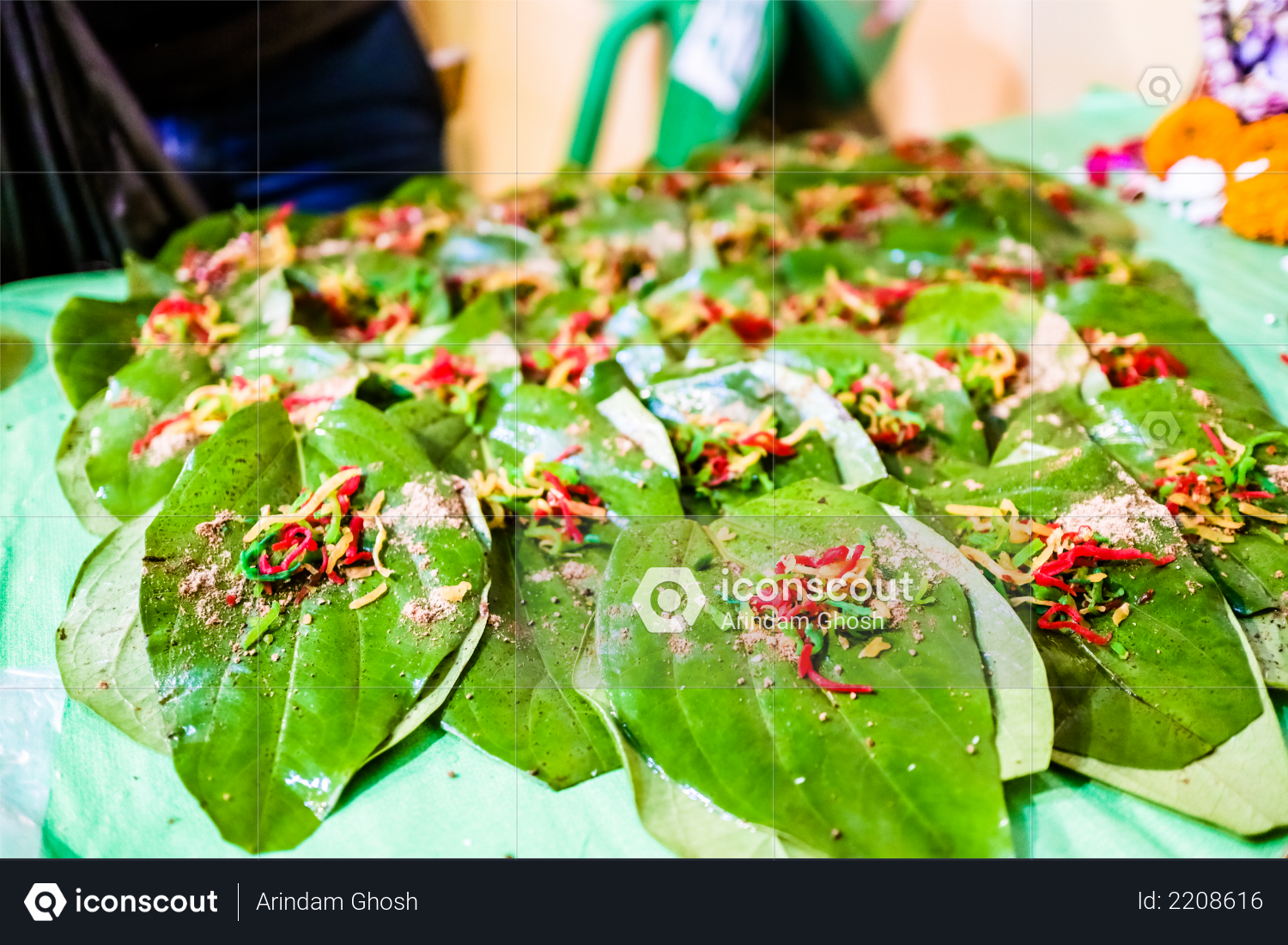 premium collection of betel leaf banarasi paan and fire paan displayed for sale at a shop with selective focus and blurred background photo download in png jpg format premium collection of betel leaf banarasi paan and fire paan displayed for sale at a shop with selective focus and blurred background photo download