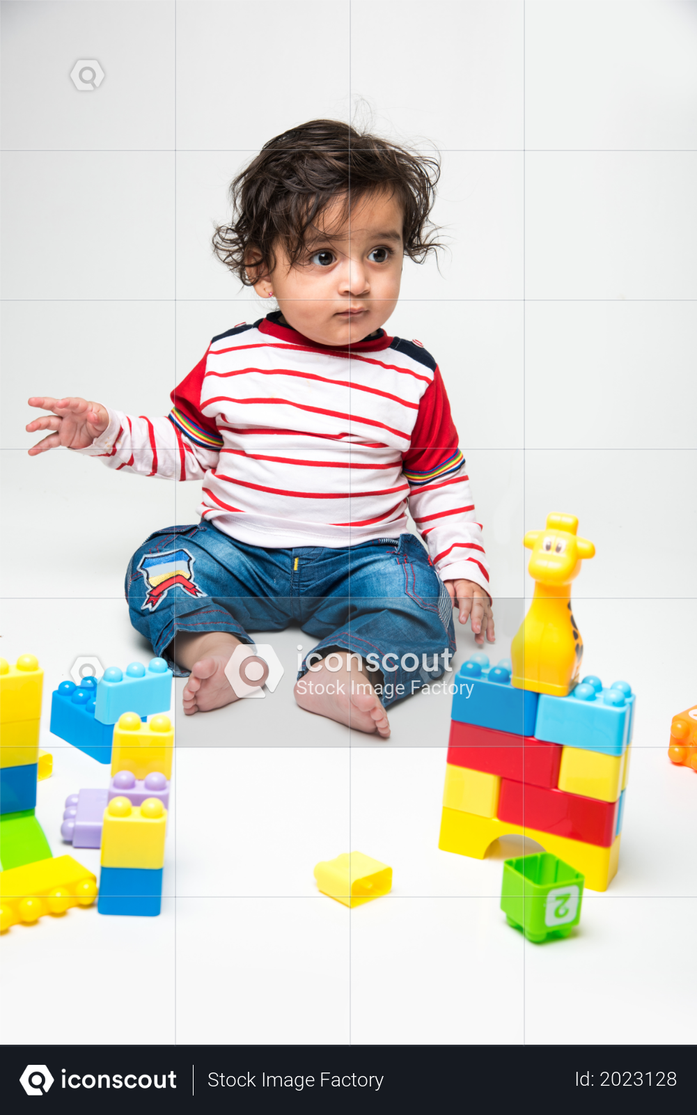 baby boy playing toys