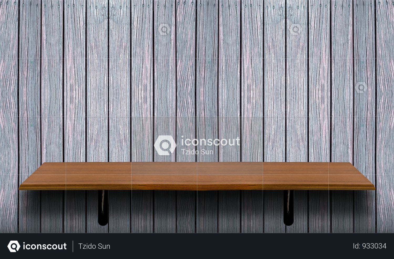 Premium Empty Top Wooden Shelves On Wooden Wall Background Photo Download In Png Jpg Format